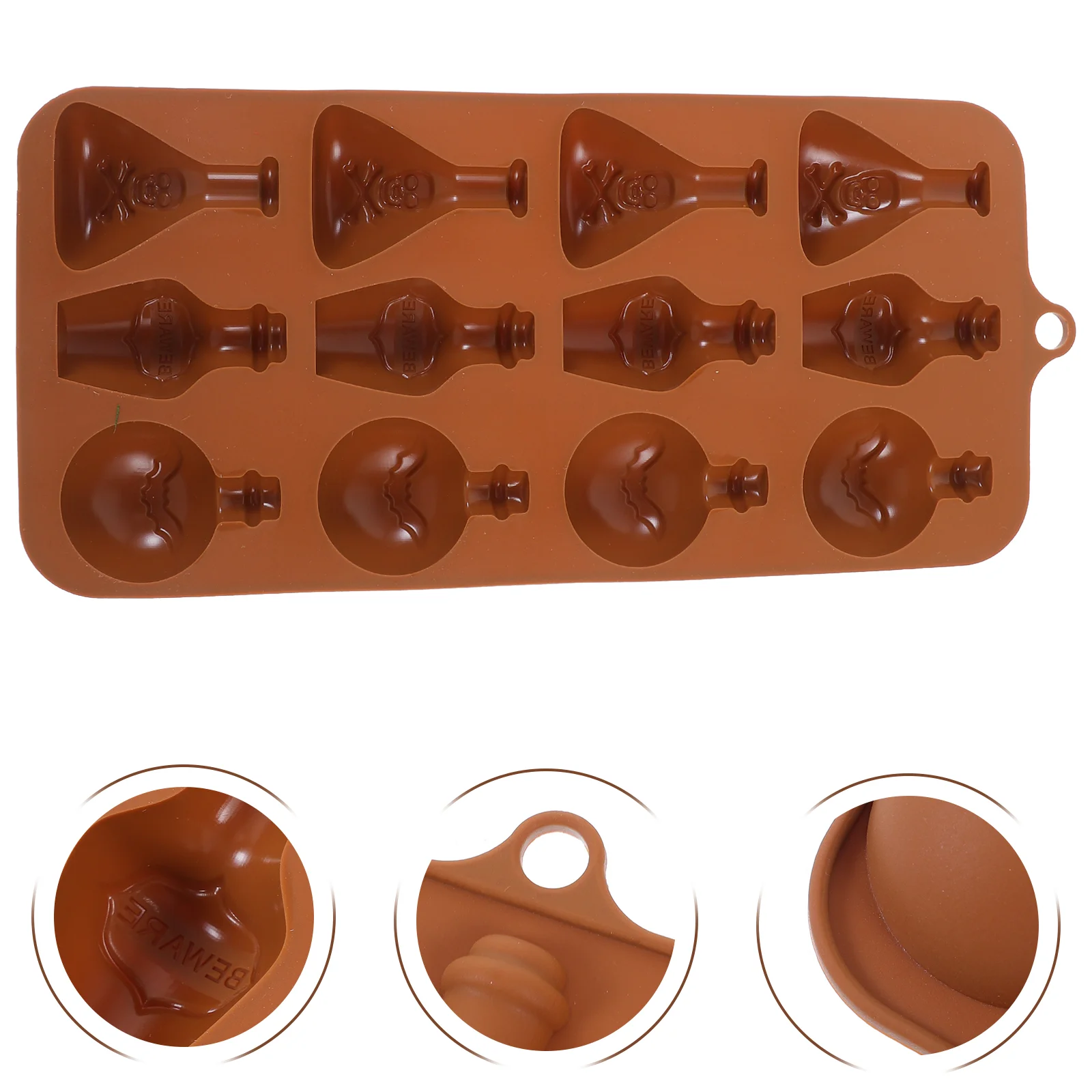 

3pcs Silicone Candy Mold Silicone Halloween Chocolate Mold Chocolate Making Mold Silicone DIY Mold