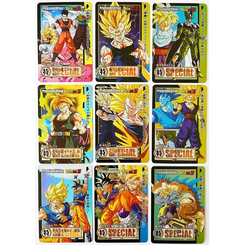 Фото Коллекционные карточки Dragon Ball: Игры и игрушки для мальчиков, настольные игры, подарки на день рождения, DIY аниме-карточки с Андроидом 17 и Сон Гоку, премиум-карты с фольгой, 54 шт. №2