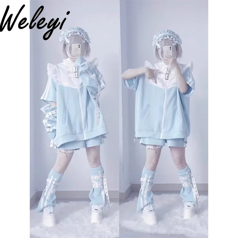 Толстовки jкомпенсатор средней и длинной длины Y2k женская одежда осень зима новая