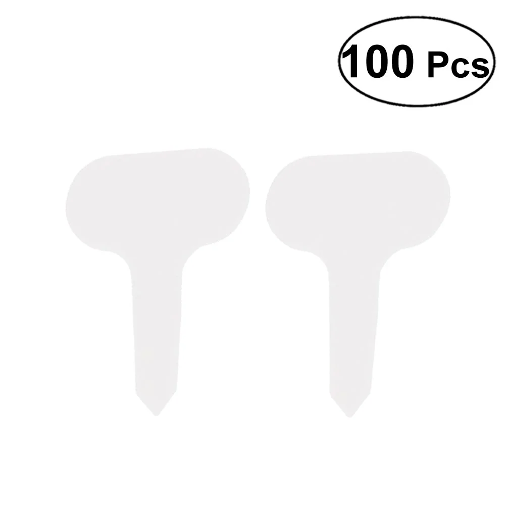 

100pcs Plant Labels Waterproof Plastic Garden Tags Markers Nursery Insert Tag for Home Farm