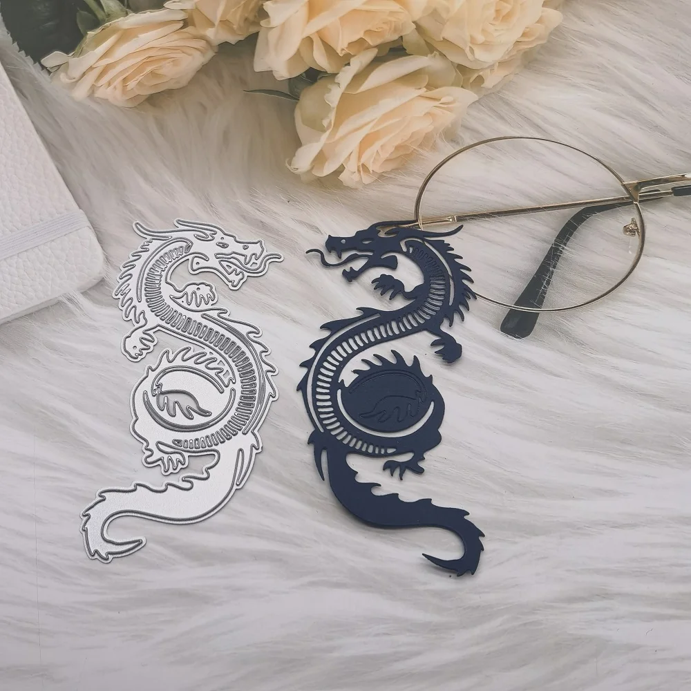 

Металлические штампы в виде дракона для скрапбукинга