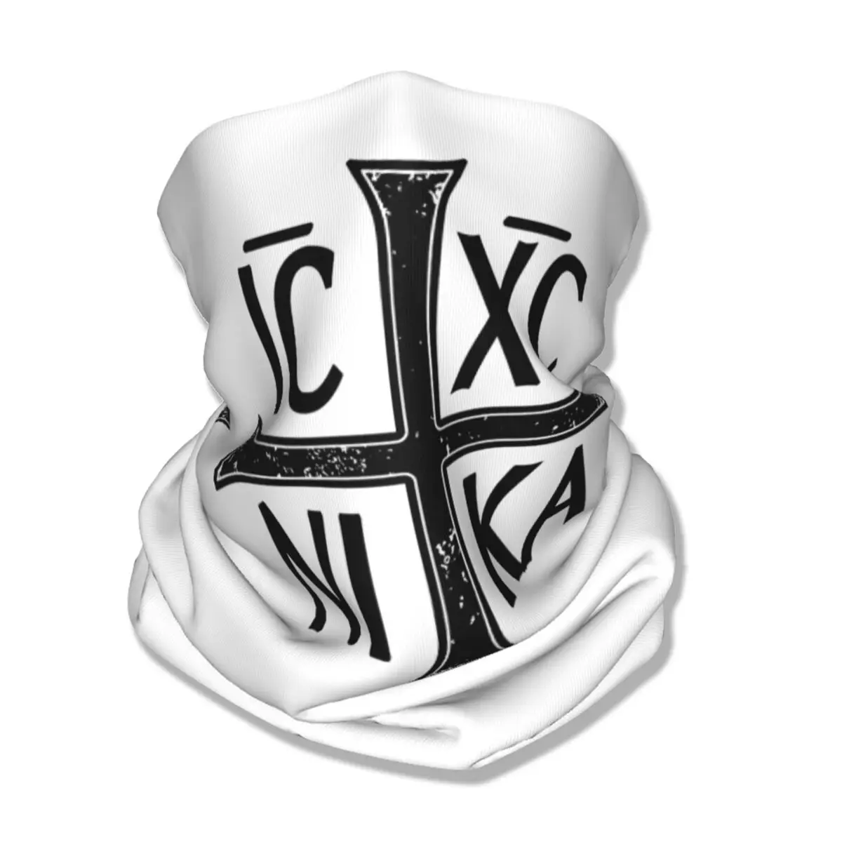 ИК XC Ника крест христианская православная бандана накидка на шею маска с принтом