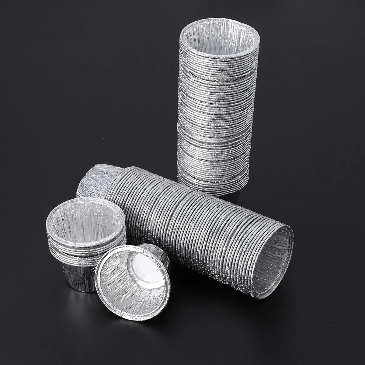 

Tart Egg Cupspans Pie Pan Mini Baking Mold Tin Muffin Aluminum Tins Disposable Cake Pudding Molds Round Cupcake Liners Cup Pot