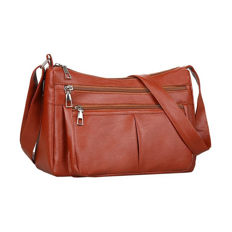 

Soft PU Leather Shoulder Bags For Women Lady Crossbody Bags Female Designer Handbags Bolsa Feminina Bolsos Black Package