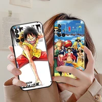 one piece japan anime phone cases for samsung a51 5g a72 a52 a71 5g a32 5g funda original back cover shell coque protective