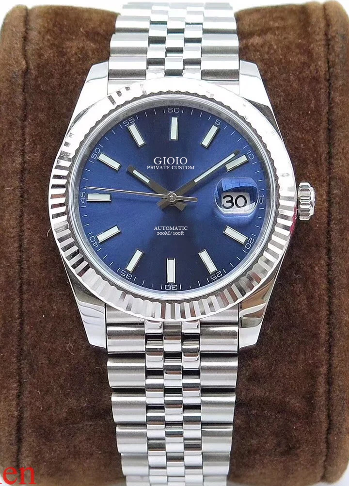 

automatic mechanical Men Watch Black Blue Grey