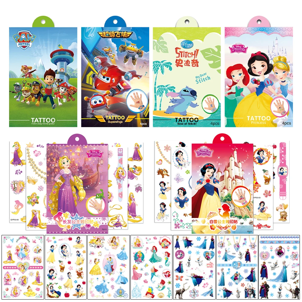 Наклейки Холодное сердце для девочек стикеры с мультяшными героями Диснея