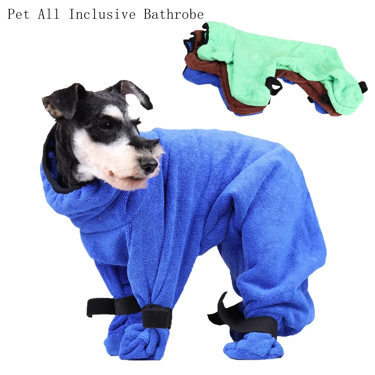 

Банный халат из микрофибры для домашних животных, 350 г