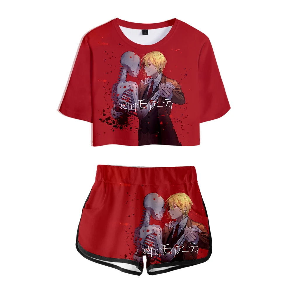 Комплект из 2 предметов WAMNI Moriarty the Patriot одежда в стиле Харадзюку женские шорты для