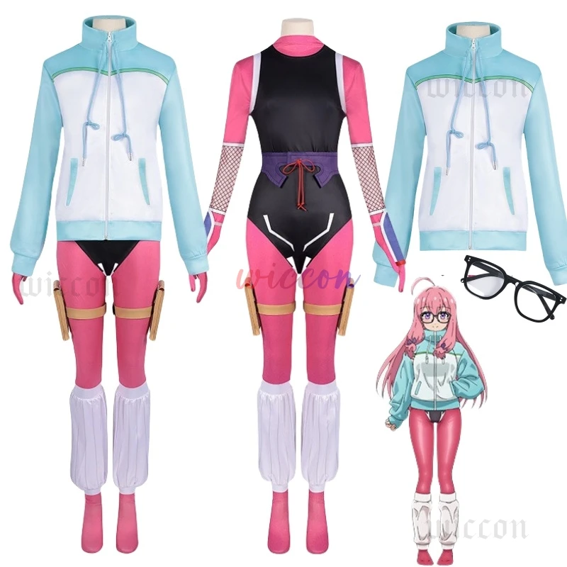 Костюм для косплея Shizuri Ideura комбинезон в стиле аниме Я живет с отаку очки Kunoichi