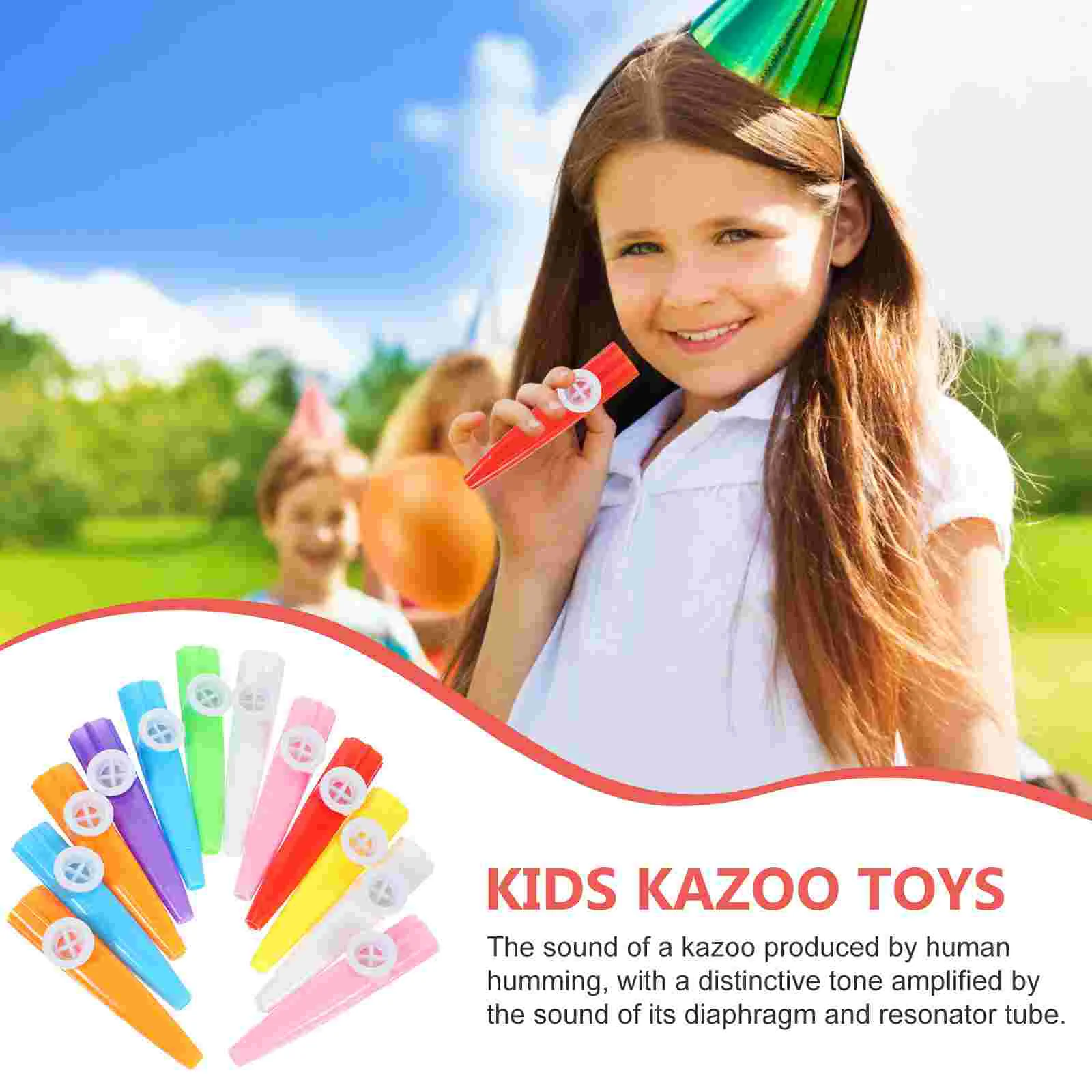 12 шт. детская музыкальная игрушка Kazoo инструментальная детский подарок маленькие