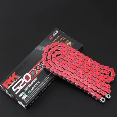 RX-Ring цепи для мотоциклов золотые черные неоновые цвета 520 525 530