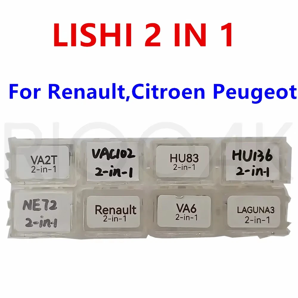 Фото LiShi 2 in 1 For Renault,Citroen Peugeot car keys VA2T VA2 HU83 NE72 VAC102 HU136 VA6 for Renault V.2 Laguna3 Locksmith Tools №1