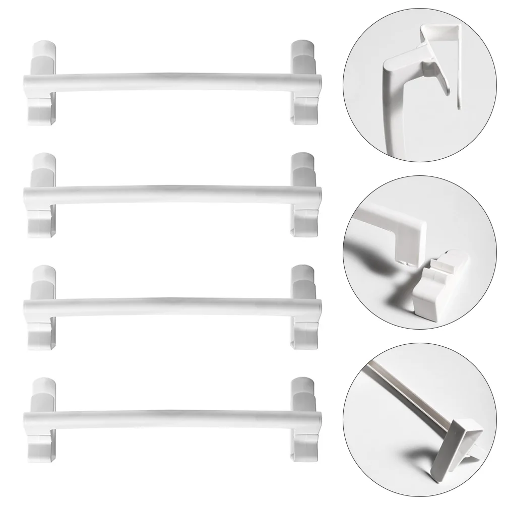 

4pcs Hand Tea Towels Rack Reusable Towel Bar Holder Towel Shelf for Bathroom