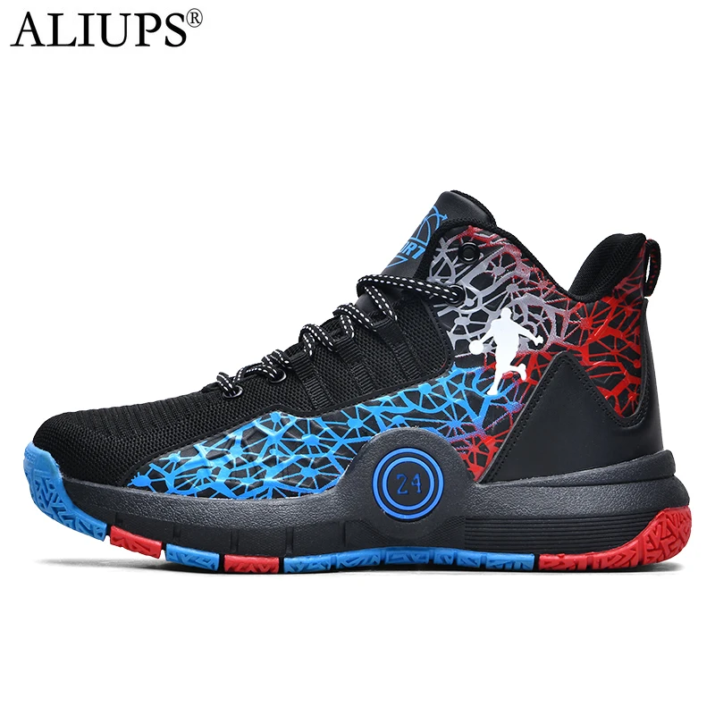 

ALIUPS 2022 Size 31-40 Children Boys Basketball Shoes Kids Sneakers Sports Shoes Child Basket Trainer tenis de niña