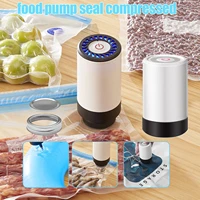 mini handheld vacuum sealer kitchen vacuum pump degasser plastic bag sealer portable electric vacuum machine usb food preservati