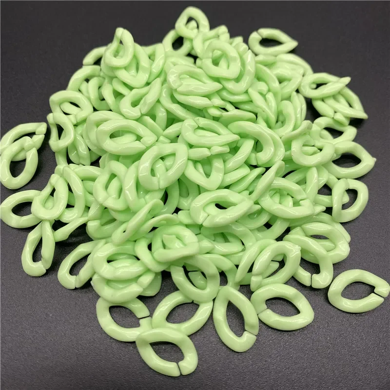 16mm*11mm Acrylic Twisted Chains Assembled Parts Beads For Jewelry Making DIY Bracelet Necklace Earrings Accessories