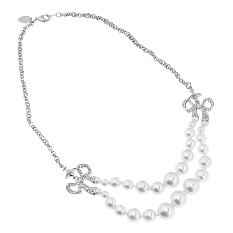 

vivienne westwood necklace Luxury Smiling Face Pearl, Women 'S Slim Pendant Necklace Delicate Essential Item For Girls