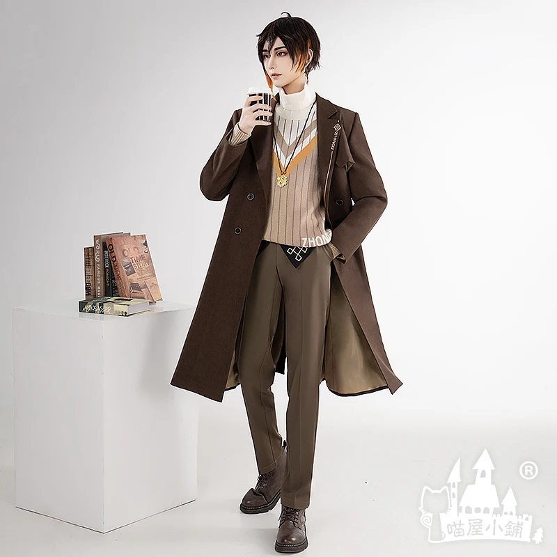 

Genshin Impact Zhongli God's holiday cosplay game anime costume complete suit male zhongli cosplay