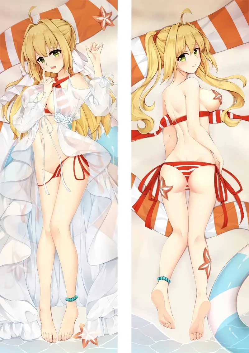 

Dakimakura Anime Pillow Case Nero Claudius Caesar August Double-sided Print Of Life-size Body Pillowcase Gifts Can be Customized