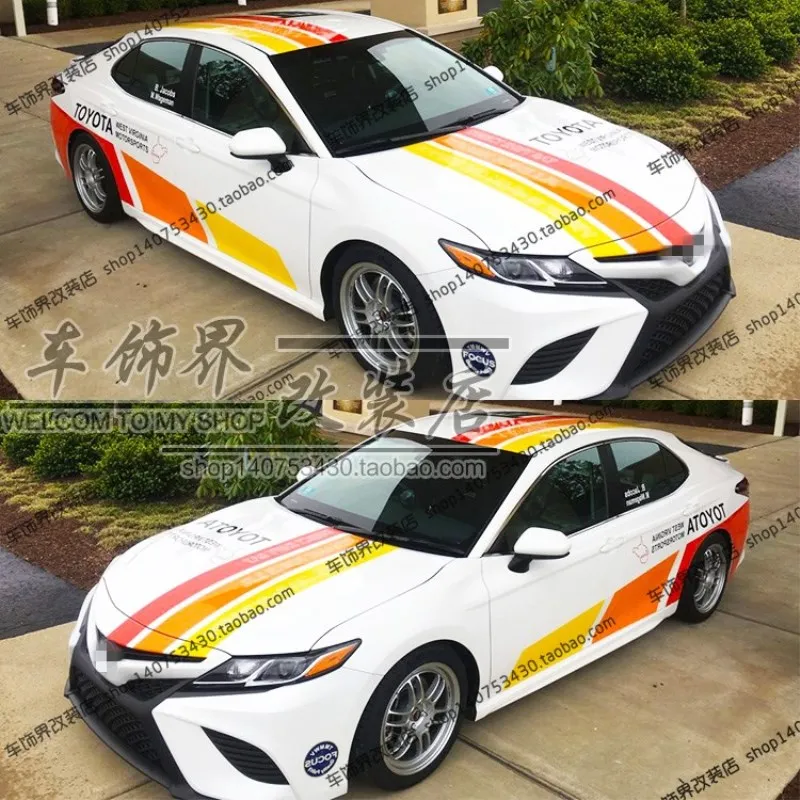

New Body Special Custom Modified Vinyl Car Sticker FOR Toyota Camry 2016-2022 Sports Decorative Car Film Decal Accessories