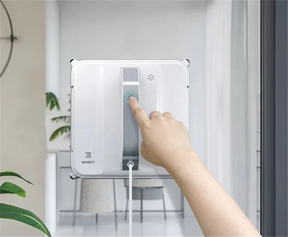 New-Ecovacs-Aspirador automático winbot W880 ограничитель ventanas с acceso inalámbrico батарея респиратора 2800pa