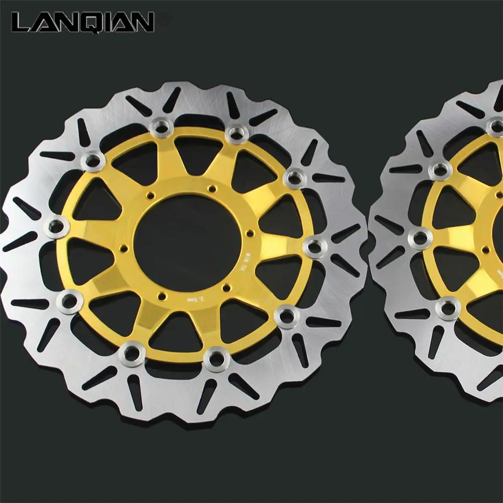 

2 Pcs Motorcycle Front Floating Brake Disc Rotor For Honda CBR1000RR CBR1000 2008 2009 2010 2011-2019 12 CBR 1000 RR 1000RR