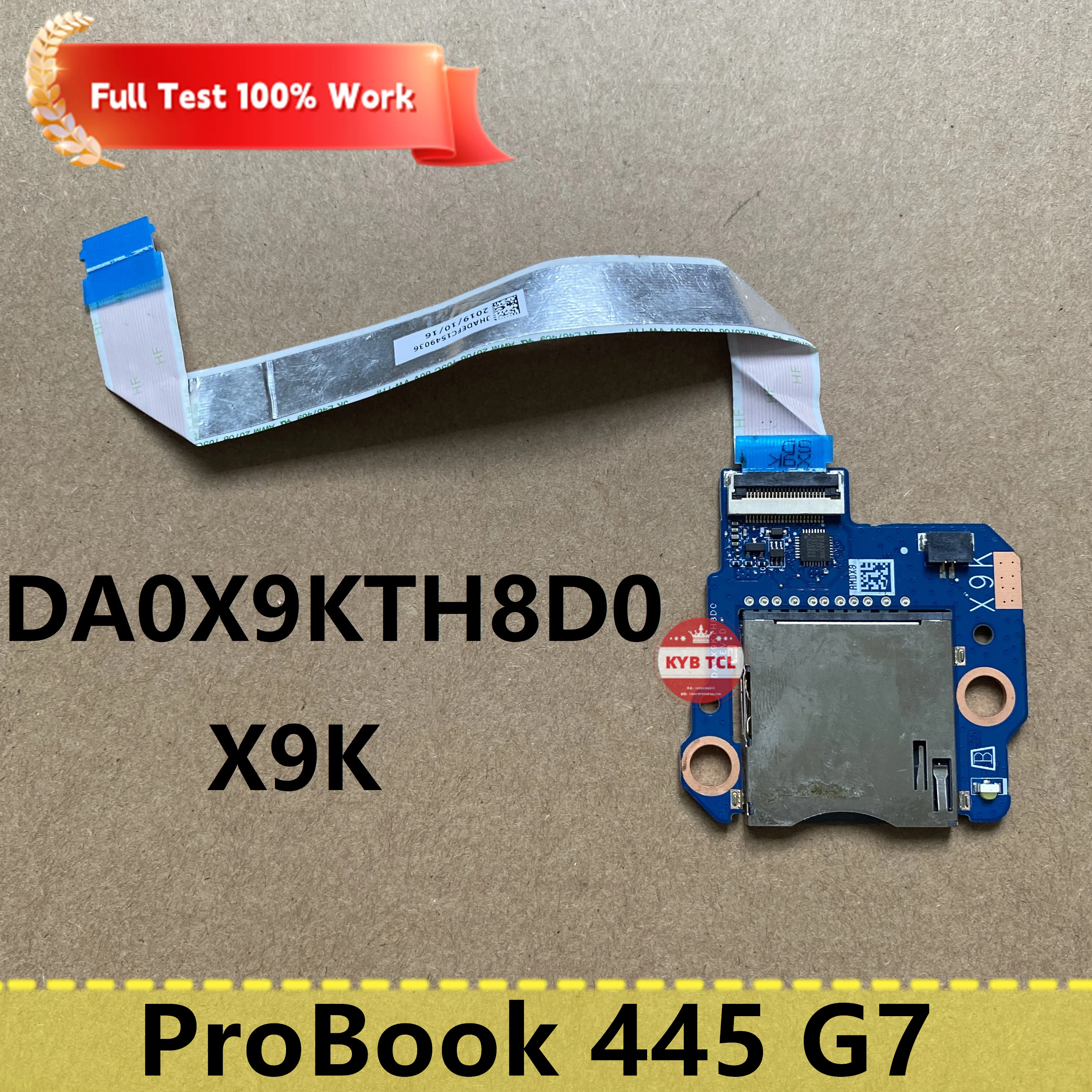 Для ноутбука HP ProBook 445 G7 14 дюймов оригинальный кардридер для SD-карт плата или