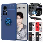 Чехлы для телефонов Huawei P Smart 2021 Y5P Y6P Y7P Y8S Y9A Nova 8Pro 9SE 6 5G 7i мягкий чехол из ТПУ держатель кольца Подставка Автомобильный Магнит Etui