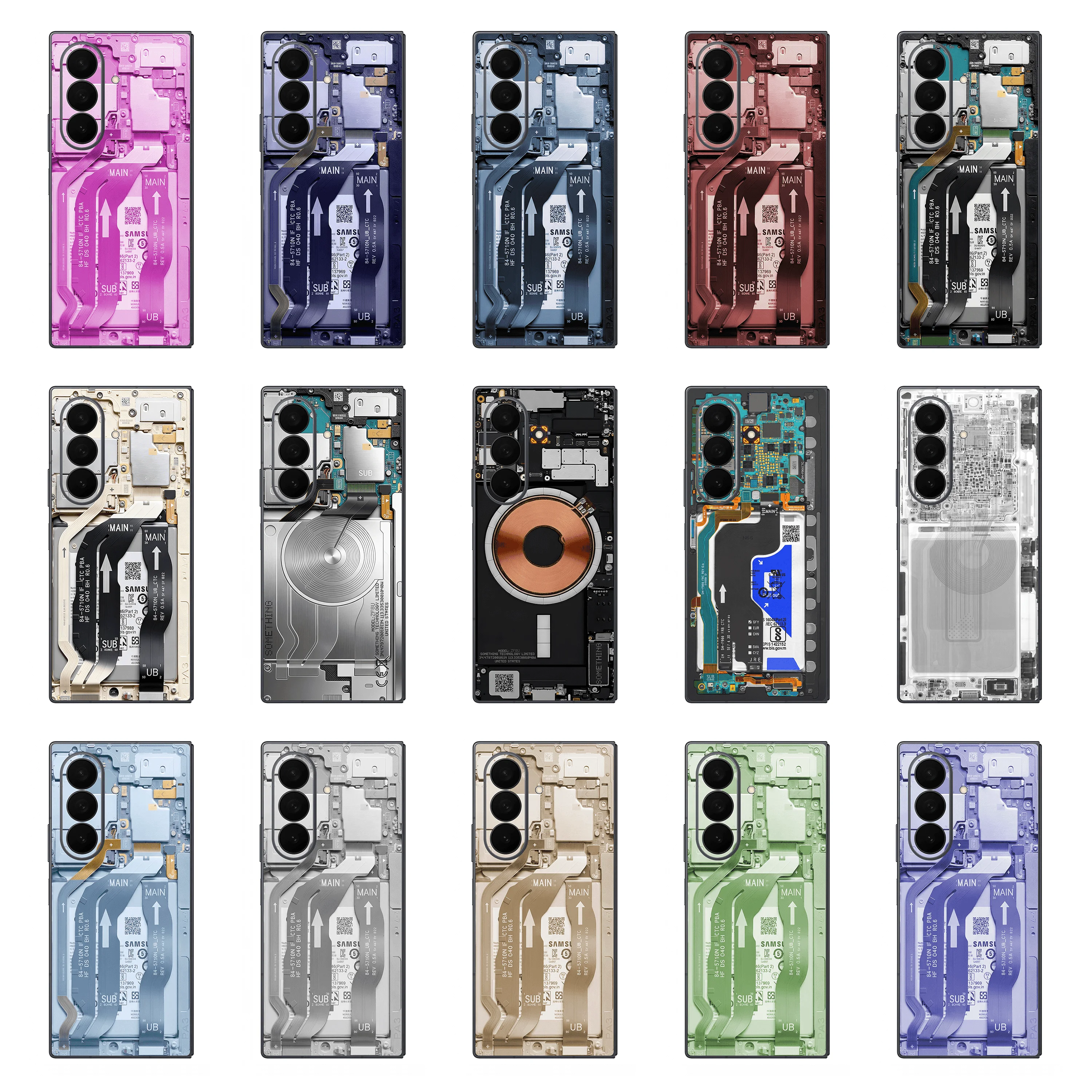 Фото Наклейка OscarSkin для Samsung Z FOLD8 Ultra 8 7 6 5 4 3, виниловая пленка-наклейка, защитная пленка для задней панели телефона, предотвращающая появление царапин. №1