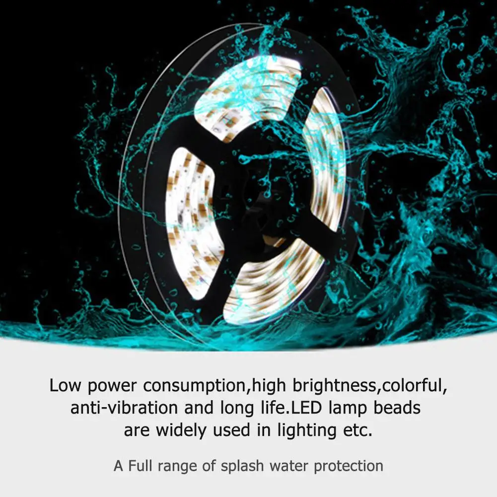 

Waterproof LED Touch Sensor Strip Light Good Transmittance Uniform Lighting Cabinet Bed Lights Flexible 5V Lamp Tape