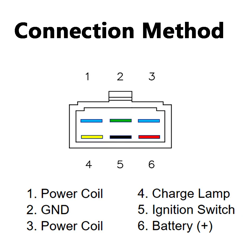 6-контактный выпрямитель регулятора напряжения мотоцикла 185530 для кузнечика Kubota