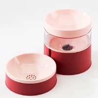 cat bowl protect the cervical spine dog bowl prevent overturn automatic water teddy cat feeding bowl removable pet accessories