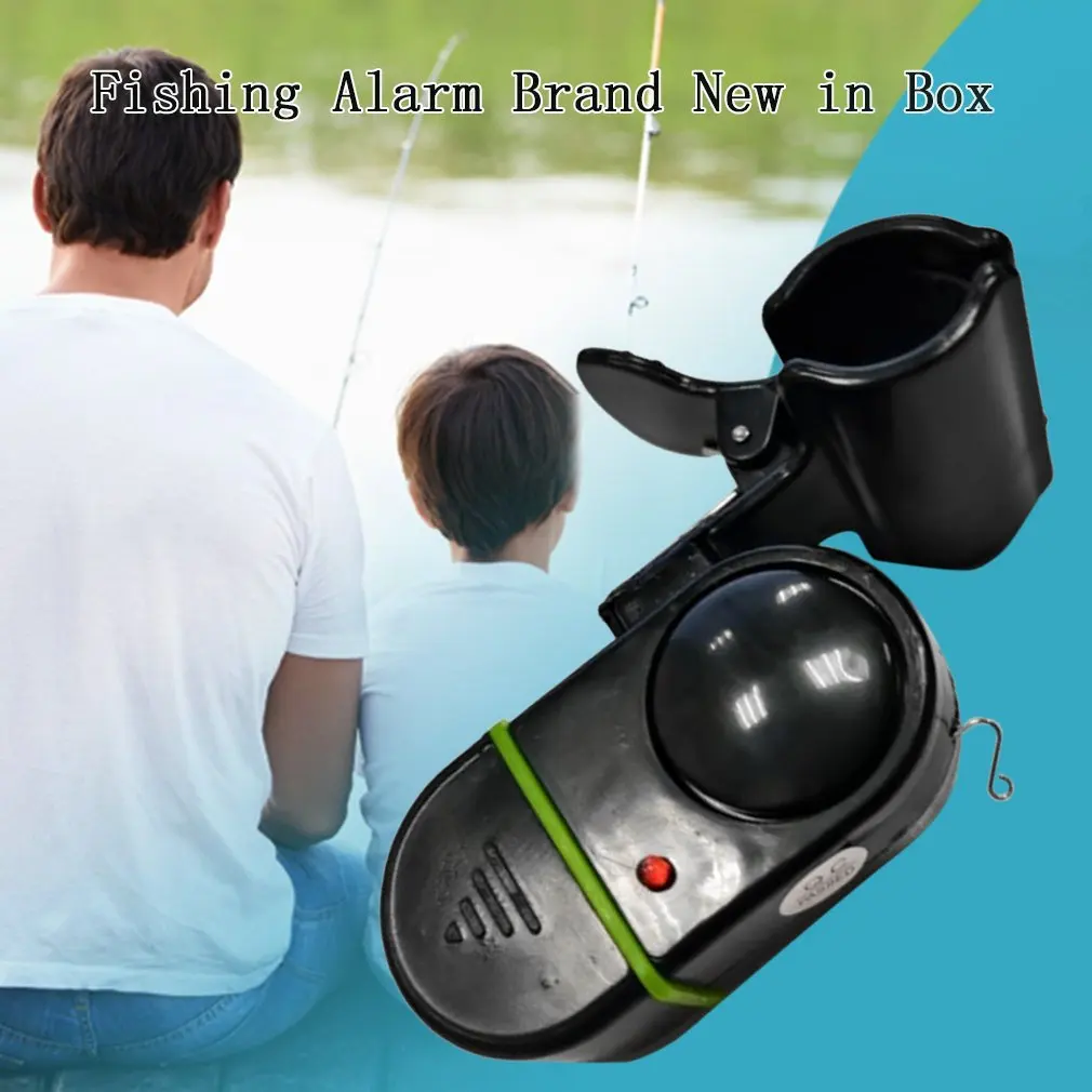 

LED Light Electronic Fish Bite Strike Sound Alarm Bell Alert Clip-On Fishing Rod Pole Easily Installed Fishing Accessories