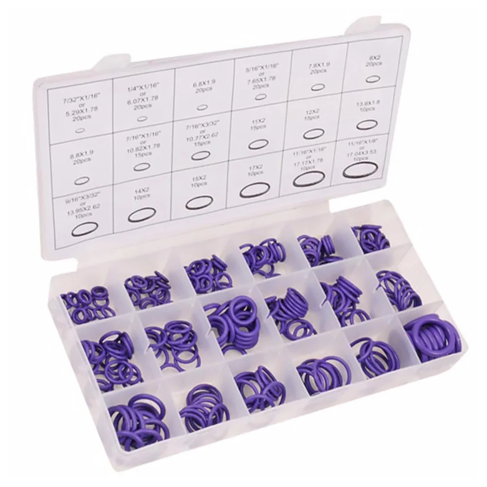

270 Pcs O-ring Seals A/ O Ring Gasket Seal Washer Rubber Air Conditioning Compressor