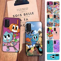 bandai the amazing world of gumball phone case for huawei honor 10 i 8x c 5a 20 9 10 30 lite pro voew 10 20 v30