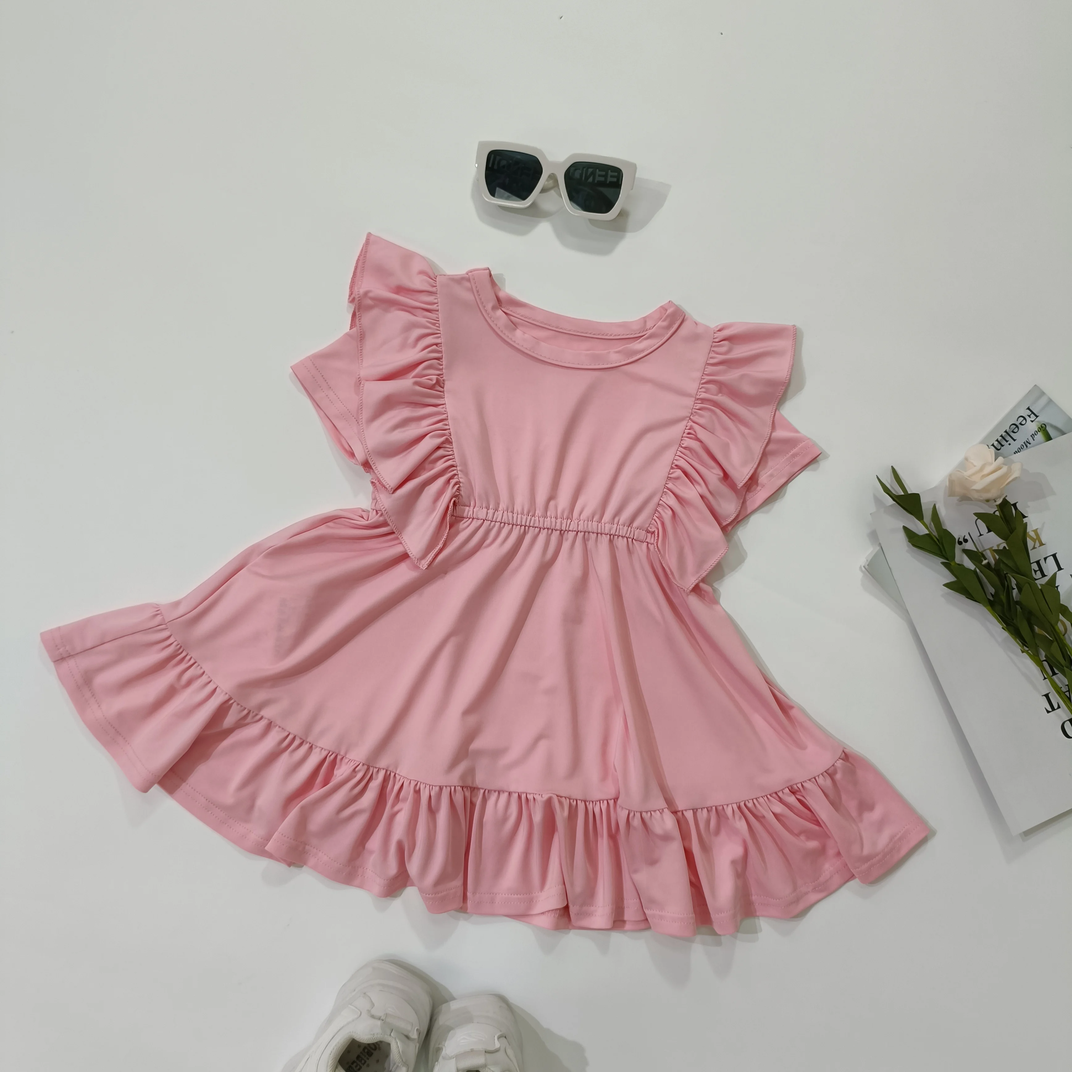 

Детское льняное платье Hello Kitty, на 4-6 лет