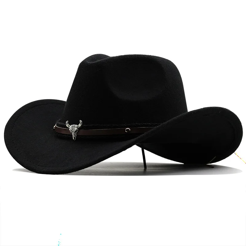 

Men's hat fedoras Women's hats felt white panama headgear designer vintage chapel beach Luxury cowboy dad Fishing bull's head