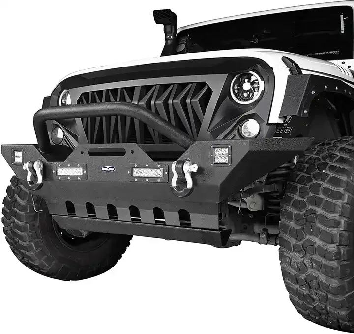 High Quality Matte Black ABS Grill Front Shark Grille For JEEP WRANGLER JK 2013-2017 Car