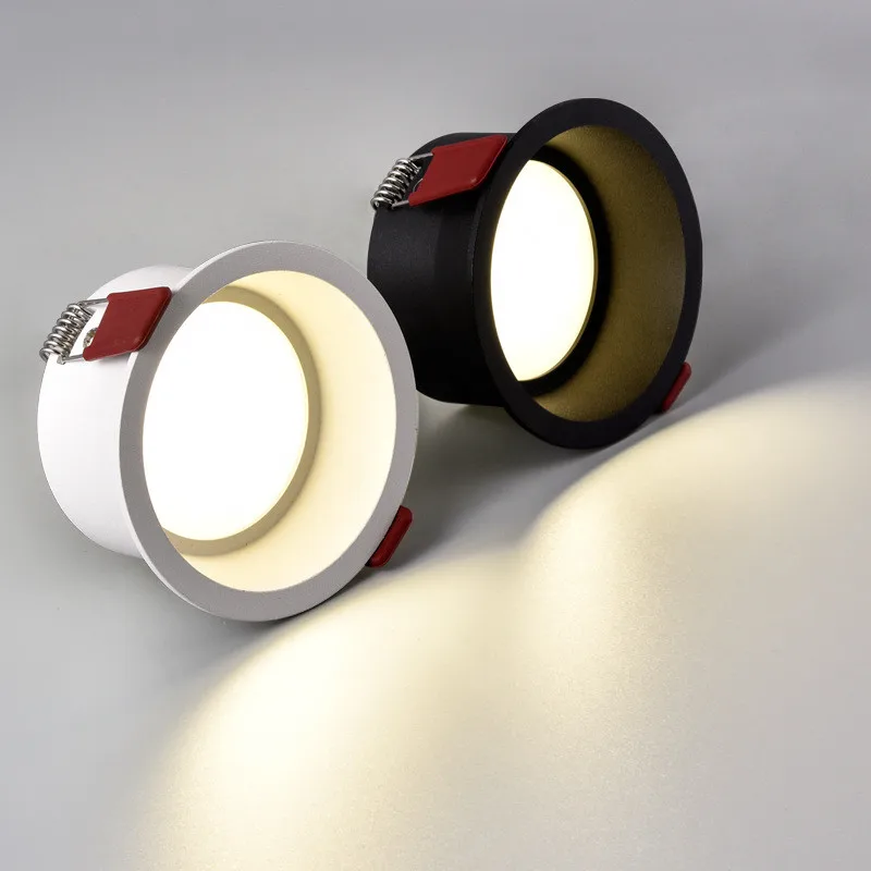 Встраиваемый антибликовый светодиодный потолочный светильник 7 Вт 9 12 15 20 24