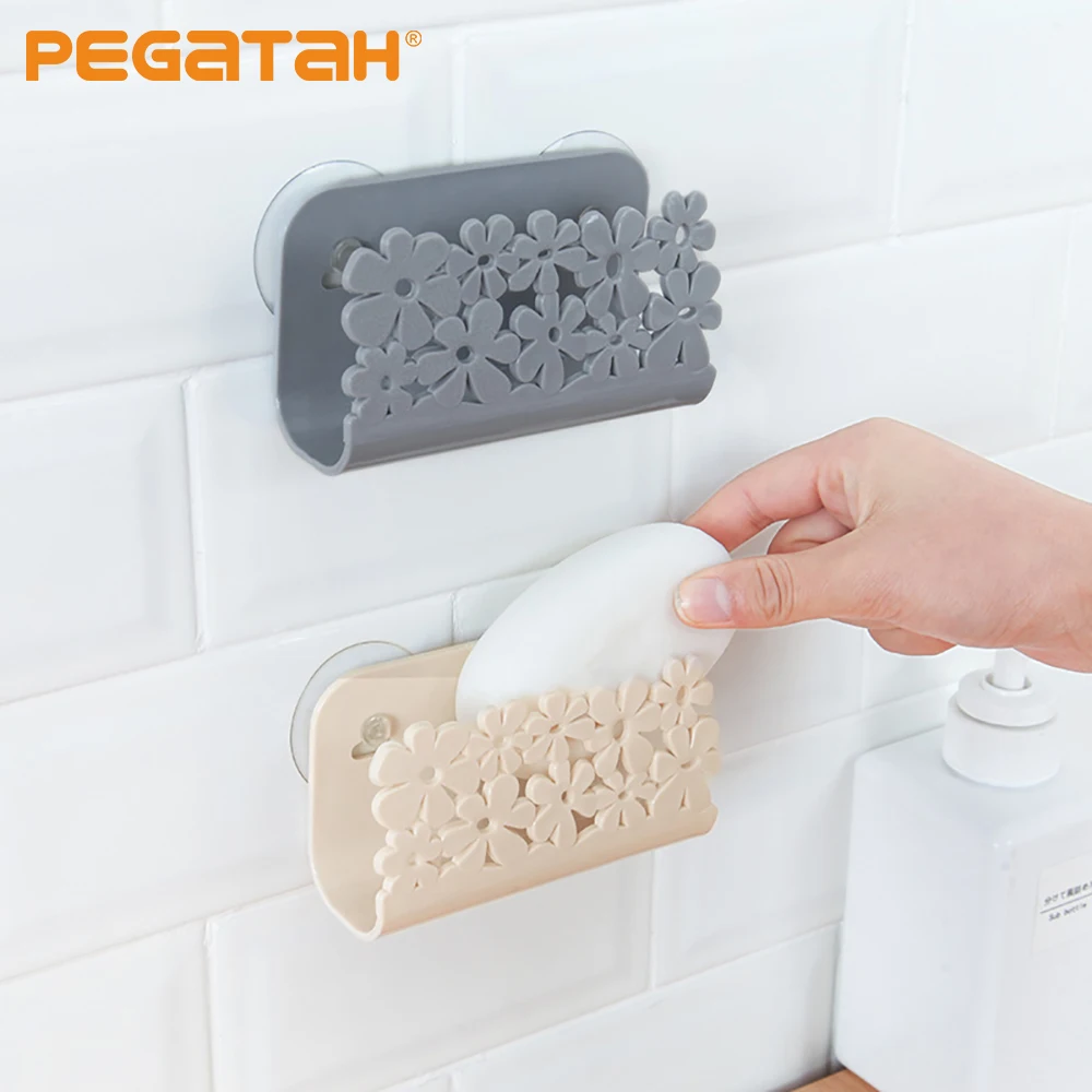 

Kitchen Drying Rack Toilet Sink Suction Sponges Holder Rack Suction Cup Dish Cloths Holder Scrubbers Soap Storage Holders