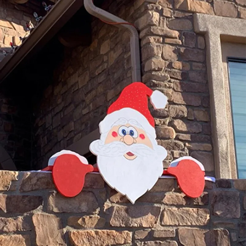 Новогоднее украшение с изображением Санта Клауса Рождественское для улицы