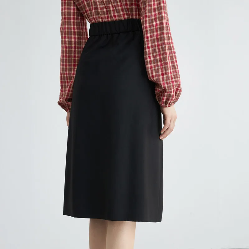 Женская винтажная повседневная юбка INMAN Элегантная универсальная офисная