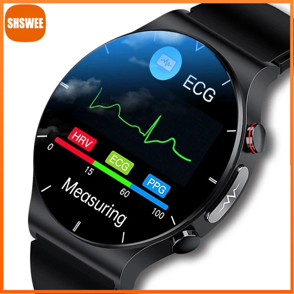 

For Huawei Xiaomi ECG+PPG Smart Watch Men Blood Pressure Body Temperature Heart Rate Waterproof Wireless Charger Smartwatch Men
