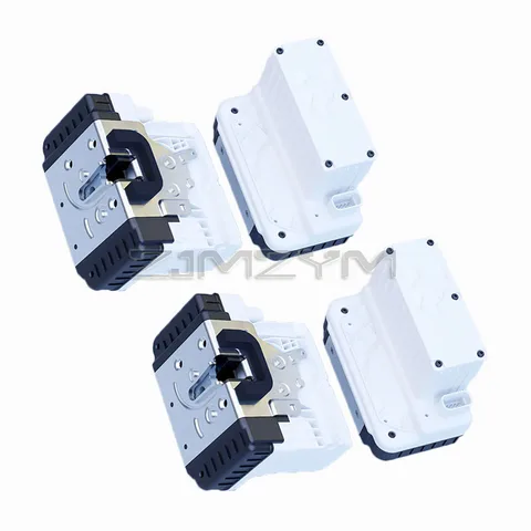 4-й Автомобильный Электрический Всасывающий дверной замок для Tesla Model 3 Y, автомобильные аксессуары, автоматические замки с защитой от зажимов