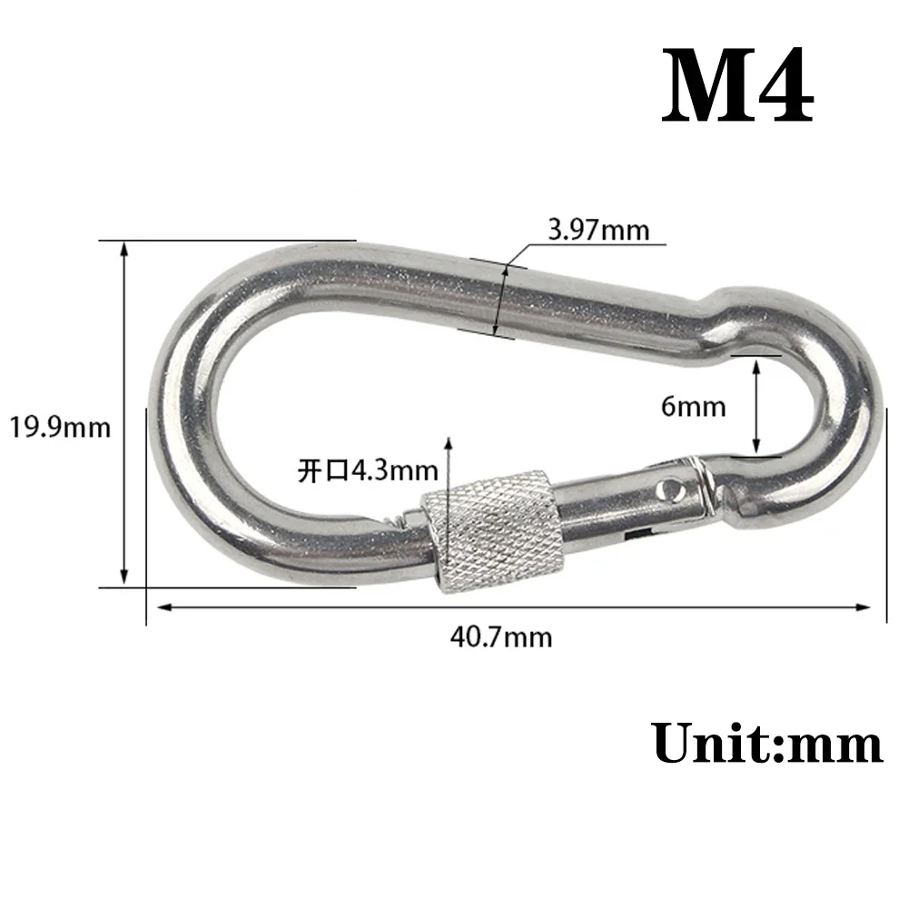 

Карабины из нержавеющей стали M4-M8