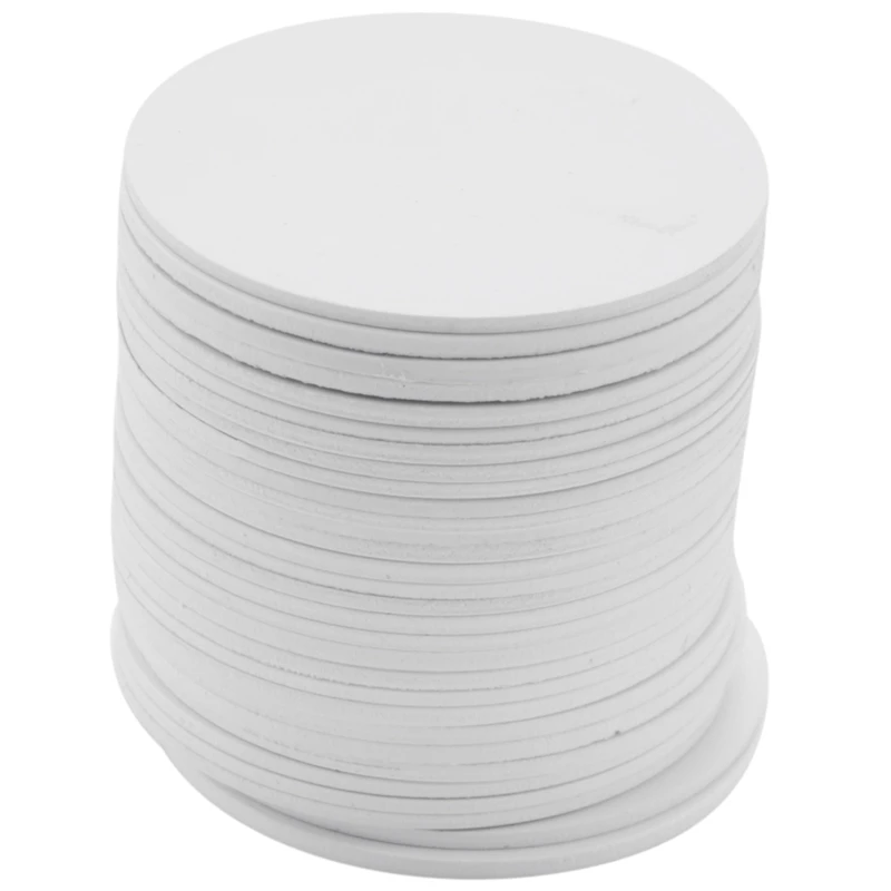 

30 Pcs Round 25Mm NTAG215 White Card NFC Electronic Tag Proximity Card For Smart Phones And Devices With NFC Function
