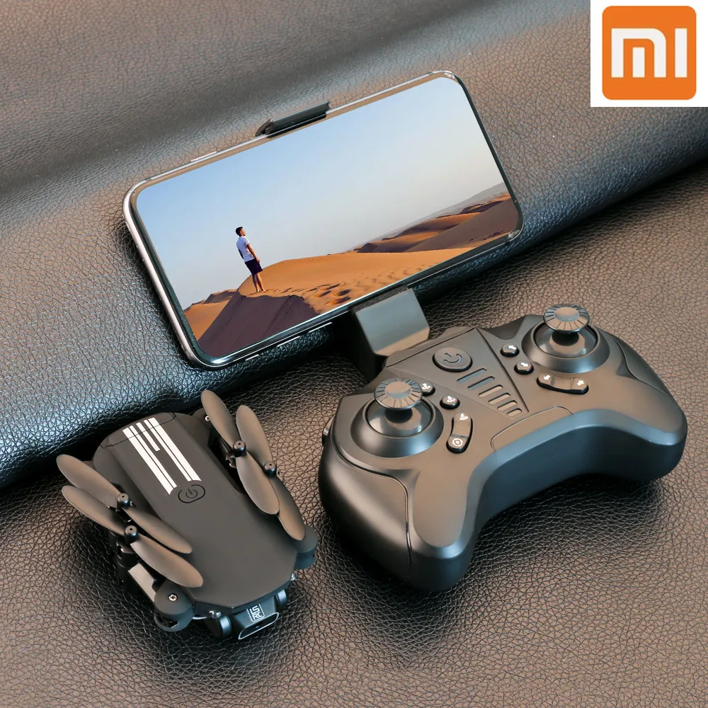 

Новинка, мини-БПЛА Xiaomi UAV HD для аэрофотосъемки Ls-min, маленькая игрушка с дистанционным управлением для аэрофотосъемки HD 4K, складные четыре ос...