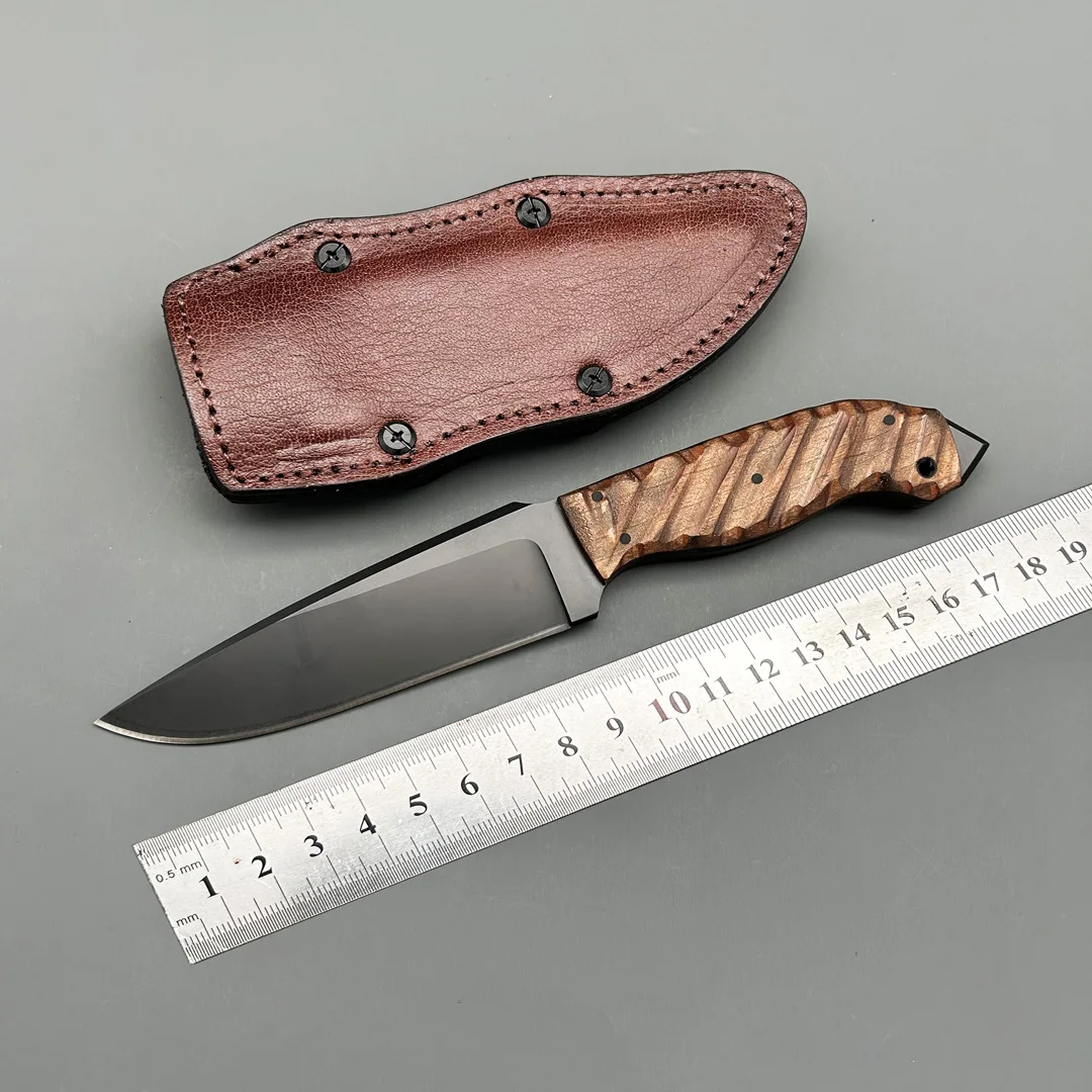 WKL темно-синий прямой фиксированный нож в джунглях A2 ручная работа Кемпинг Охота