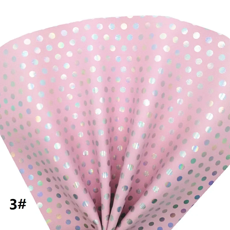 Лист из искусственной кожи с розовыми блестками 21 х29 см Y185